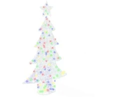 Kalėdų eglutė su 160 LED Įvairiaspalvis 150 cm Akrilas