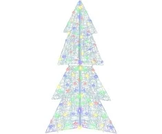 Kalėdų eglutė su 160 LED Įvairiaspalvis 150 cm Akrilas