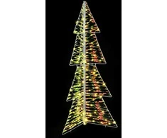 Kalėdų eglutė su 160 LED Šilta balta 150 cm PET