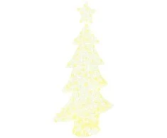 Kalėdų eglutė su 160 LED Šilta balta 150 cm Akrilas