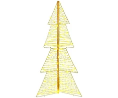 Kalėdų eglutė su 160 LED Šilta balta 150 cm PET