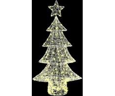Kalėdų eglutė su 160 LED Šilta balta 150 cm Akrilas