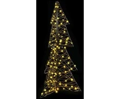 Kalėdų eglutė su 160 LED Šilta balta 150 cm Ratanas