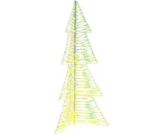 Kalėdų eglutė su 160 LED Šilta balta 150 cm PET