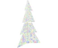Kalėdų eglutė su 240 LED Įvairiaspalvis 180 cm Akrilas