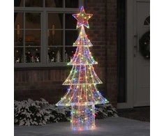 Kalėdų eglutė 240 LED Įvairiaspalvis 180 cm Akrilas