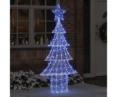 Kalėdų eglutė 240 LED Mėlyna 180 cm Akrilas