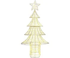 Kalėdų eglutė su 240 LED Šilta balta 181 cm PET