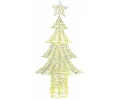Kalėdų eglutė su 240 LED Šilta balta 181 cm PET