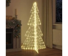 Kalėdų eglutė 240 LED Šilta balta 180 cm Akrilas