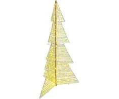 Kalėdų eglutė su 240 LED Šilta balta 180 cm PET