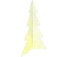 Kalėdų eglutė su 240 LED Šilta balta 180 cm Akrilas