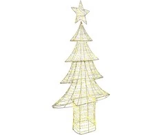 Kalėdų eglutė su 240 LED Šilta balta 181 cm PET