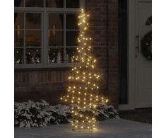 Kalėdų eglutė 240 LED Šilta balta 180 cm Ratanas