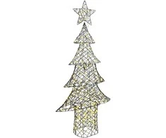 Kalėdų eglutė su 240 LED Šilta balta 180 cm Ratanas
