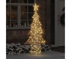 Kalėdų eglutė 240 LED Šilta balta 181 cm PET