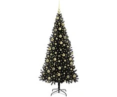 Kalėdų eglutė Juoda 210 cm PVC
