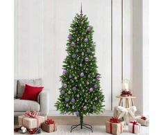 Kalėdų eglutė su 300 LED s stovu Žalia 240 cm PE