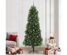 Kalėdų eglutė su 300 LED s stovu Žalia 240 cm PE