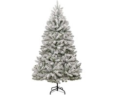 Kalėdų eglutė su šarnyrinėmis šakomis/LED/žaisliukais, 270cm