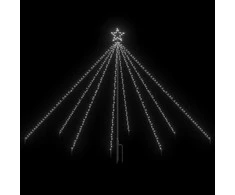 Kalėdų eglutės girlianda-krioklys, 400 LED lempučių, 2,5m