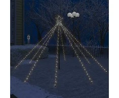 Kalėdų eglutės girlianda-krioklys, 400 LED lempučių, 2,5m
