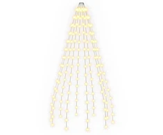 Kalėdų eglutės lemputės 150 LED Šilta balta 150 cm