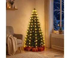 Kalėdų eglutės lemputės 150 LED Šilta balta 150 cm