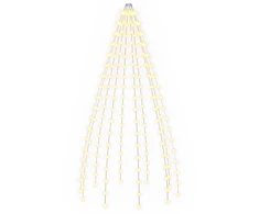Kalėdų eglutės lemputės 180 LED Šilta balta 180 cm