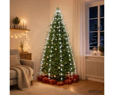 Kalėdų eglutės lemputės 180 LED Šalta balta 180 cm
