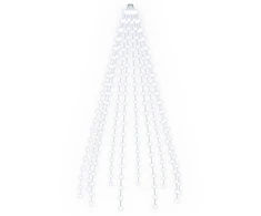 Kalėdų eglutės lemputės 210 LED Šalta balta 210 cm