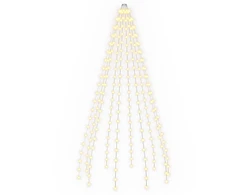 Kalėdų eglutės lemputės 210 LED Šilta balta 210 cm