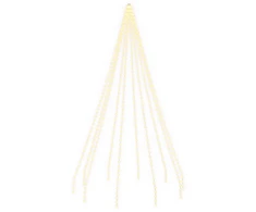 Kalėdų eglutės lemputės 500 LED Šilta balta 500 cm