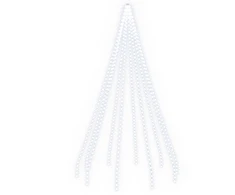 Kalėdų eglutės lemputės 500 LED Šalta balta 500 cm
