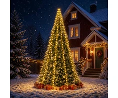 Kalėdų eglutės lemputės 500 LED Šilta balta 500 cm
