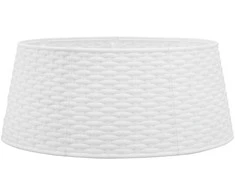 Kalėdų eglutės sijonas Baltas Ø56x23 cm Plastikas