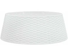 Kalėdų eglutės sijonas Baltas Ø65x23 cm Plastikas