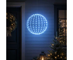 Kalėdų finialo šviesa 160 LED Mėlyna Skersmuo 50 x 52 cm