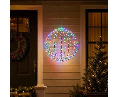 Kalėdų finialo šviesa 192 LED Įvairių spalvų