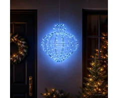 Kalėdų finialo šviesa 192 LED Mėlyna Skersmuo 40 x 40 cm
