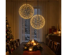 Kalėdų finialo šviesa 2 vnt. 1000 LED Šilta balta Ø 40 x 42 cm