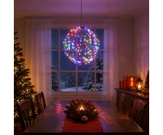 Kalėdų finialo šviesa 200 LED Įvairių spalvų Ø 20 x 22 cm
