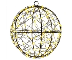 Kalėdų finialo šviesa 200 LED Šilta balta Ø 20 x 22 cm