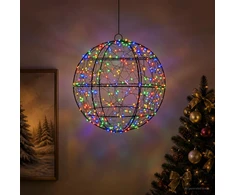 Kalėdų finialo šviesa 300 LED Įvairių spalvų Ø 30 x 32 cm