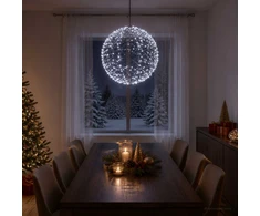 Kalėdų finialo šviesa 750 LED Šalta balta Ø 50 x 52 cm