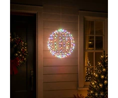 Kalėdų finialo šviesa 96 LED Įvairių spalvų Skersmuo 30 x 32 cm