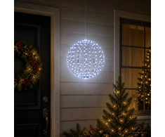 Kalėdų finialo šviesa 96 LED Mėlyna Skersmuo 30 x 32 cm