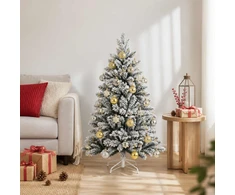 Kalėdų kamuoliukų rinkinys 88 vnt. Auksinė Ø 6 cm Plastmasė