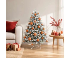 Kalėdų kamuoliukų rinkinys 88 vnt. Bronzinė Ø 6 cm Plastmasė