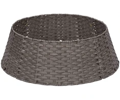 Kalėdų Medžio Apykaklė Apvali Pilka Skersmuo 90 x 28 cm